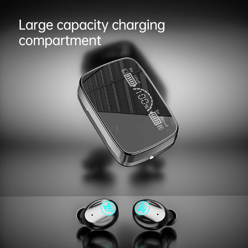 Горячая Распродажа TWS Bluetooth-совместимые наушники для всех смартфонов спортивные