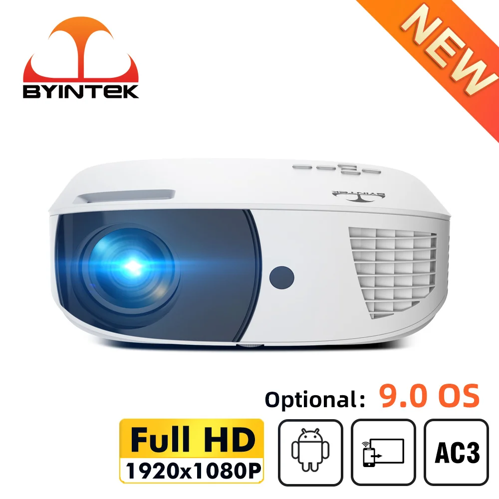 

BYINTEK K20X Full HD Native 1920*1080P Smart Android WIFI LED Video LCD Home Theater Projector for Smartphone 3D 4K Cinema