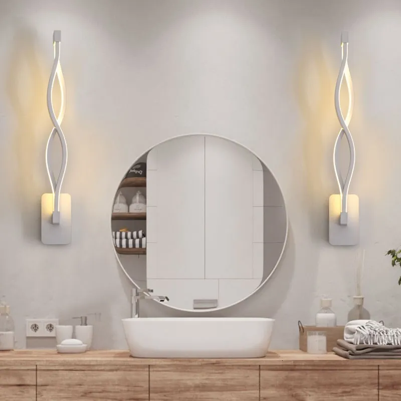 Светодиодный настенный светильник для кухни столовой ванной комнаты зеркальный