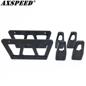 AXSPEED Alloy Chassis Lift Plate Set for 1:10 Axial SCX10 RC Truck Models Car Upgrade Parts