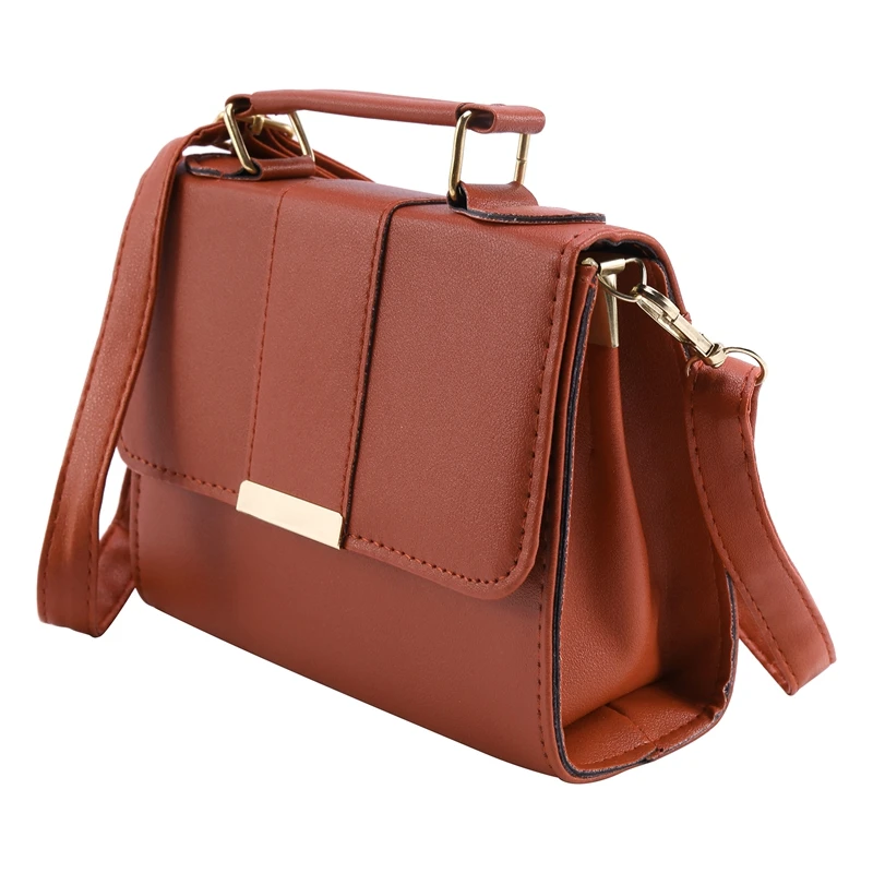 

Women Fashion PU Leather Shoulder Small Flap Crossbody Handbags Top Handle Tote Messenger Bags