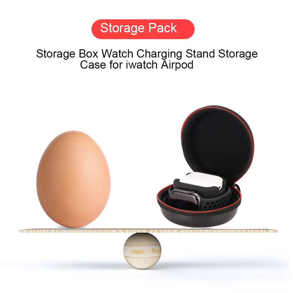 

Storage Box Watch Charging Stand Storage Case Cover Protective Case Intelligent Wearable Accessories For Iwatch And Airpod