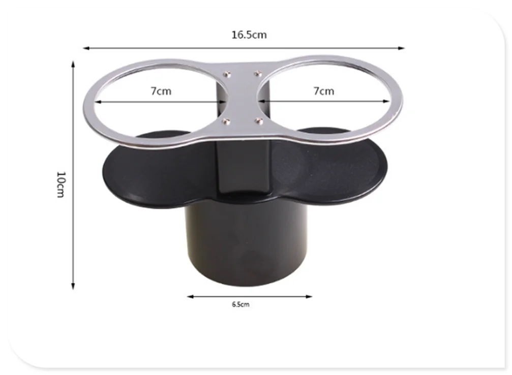 Double hole car cup holder / beverage coffee auto universal accessories for Ford Expedition EcoSport Kuga F-Series Escape