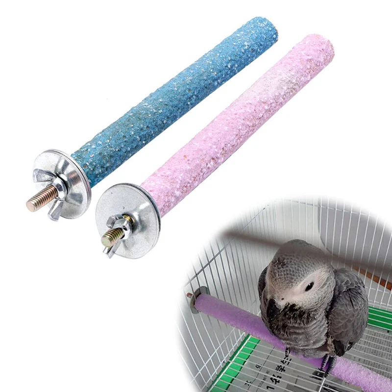 

Parrot Toys Colorful Pet Bird Chew Paw Grinding Toys Parrot Harness Cage Budgie Clean Tool Random color