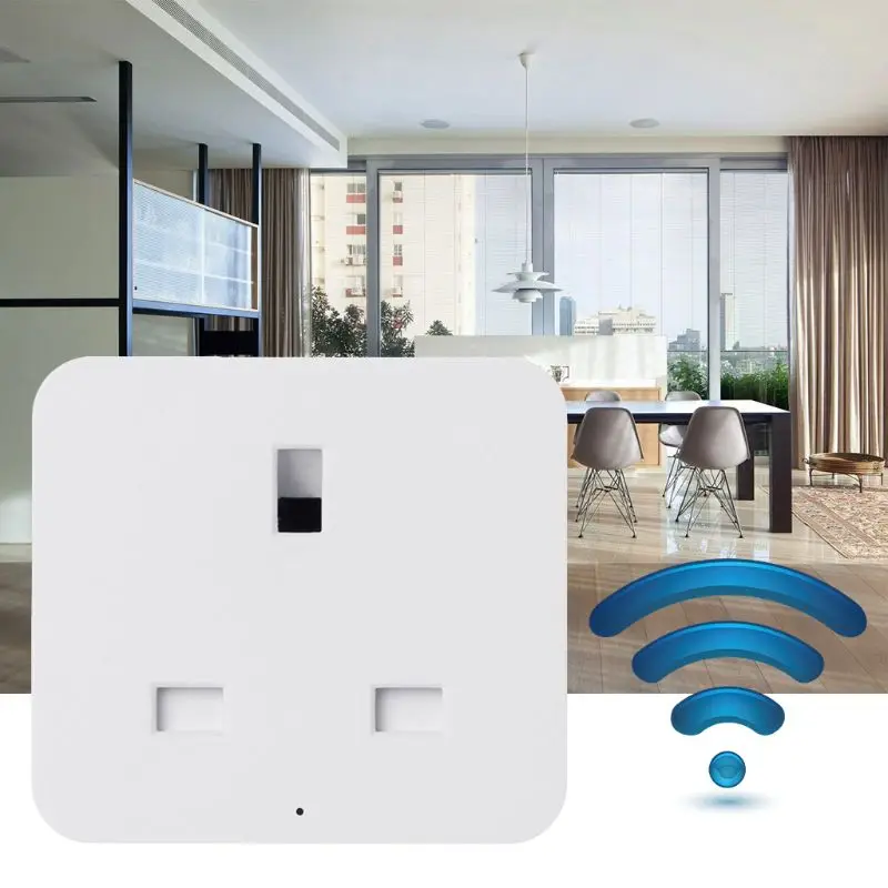 

Smart Plug WiFi Wireless Remote Control UK Socket Timer No Hub Energy Saving Use