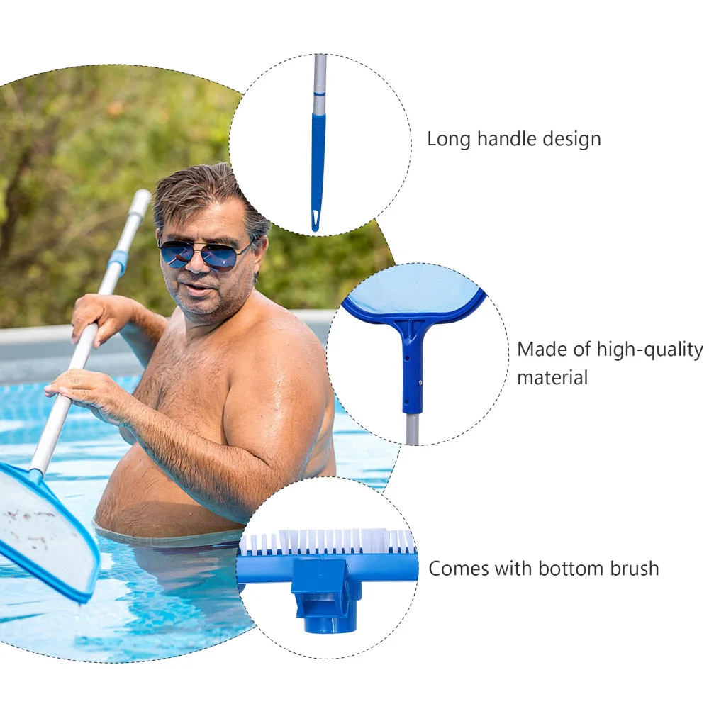 

1 Set Pool Cleaner Vacuum Underwater Cleaner with Pool Brush Pool Supplies