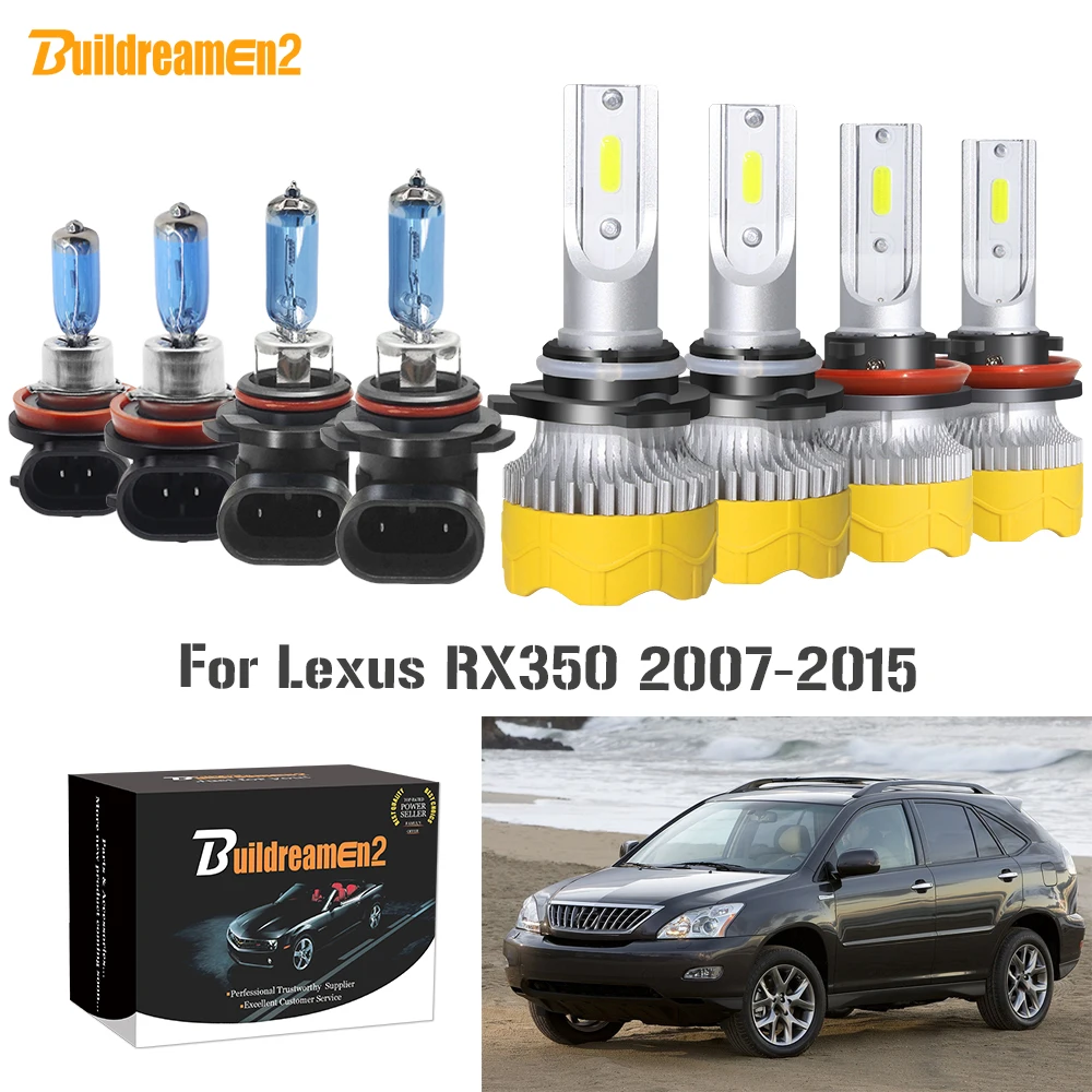 Buildreamen2 4 шт. автомобилей головной светильник высокий низкий пучок 9005 H11 авто