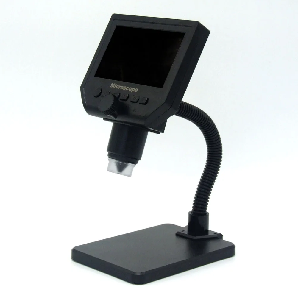Микроскоп электронный 600X видео микроскоп паяльный 4 3 дюймов с ЖК экраном HD для ремонта телефона лупой и