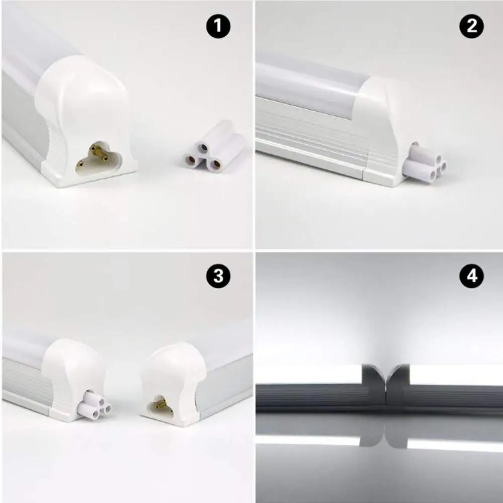 4X10X120 см 18 Вт T8 светодиодный røhre ламповый светильник Lichtleiste leuchtstoffrøhre Leuchtstofflampe Komplett Kaltweiß warmweineutß alweiß