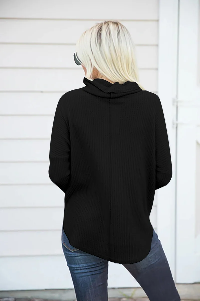 

female sweaters oversized 2020 pullover women cute spring bottoming woman sweater turtleneck long sleeve solid casual loose