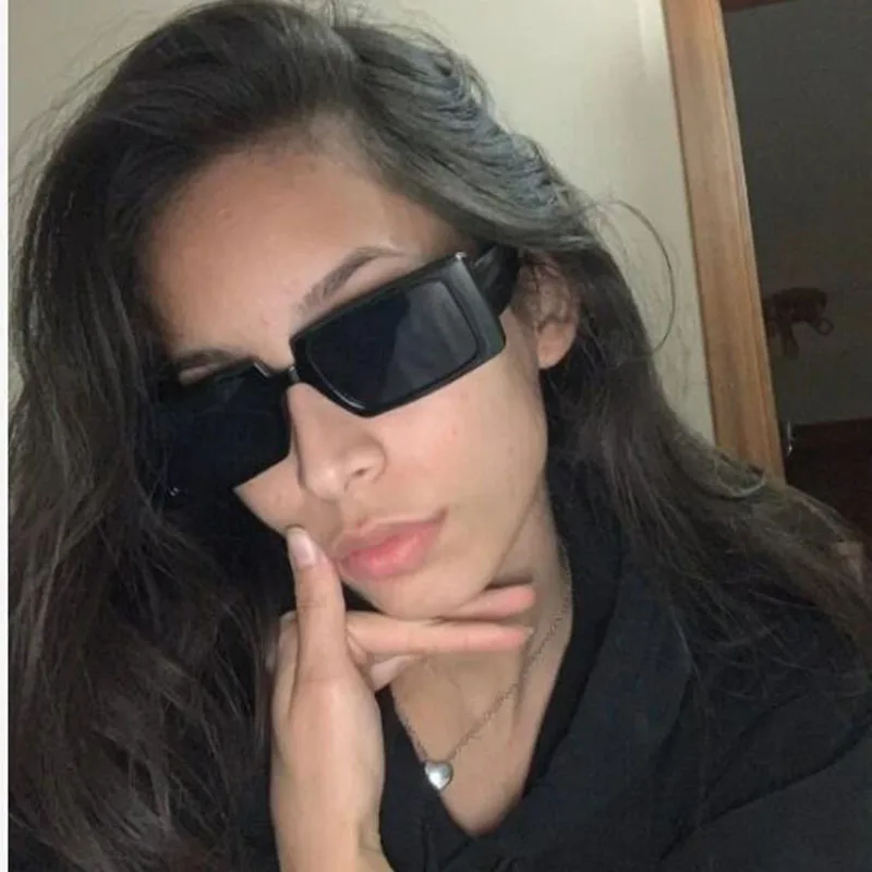 

Hot Hip-hop Glasses Women Classic Square Frame Eyeglasses Ins Decoration Gafas Lunettes Eyewear Internet Celebrity Recommend