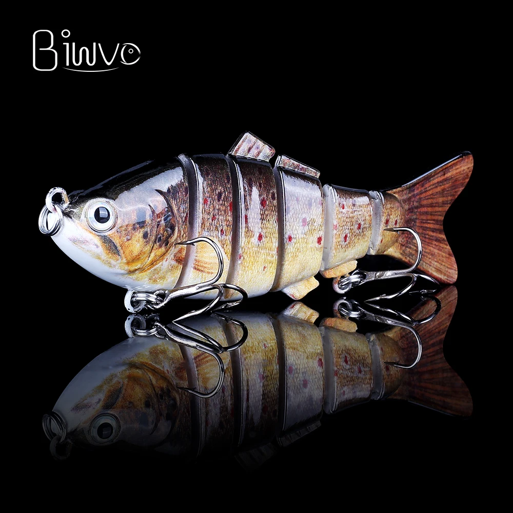 BIWVO 10CM Hard Lure With Hook Artificial Wobbler Bait Fish Tackle Sea Spinner Swimbait Accessories All Goods For Fishing - купить по