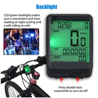 bicycle and tricycles speedometer wireless waterproof cycle bike car code table with 2 1 inch lcd display ciclismo whstore