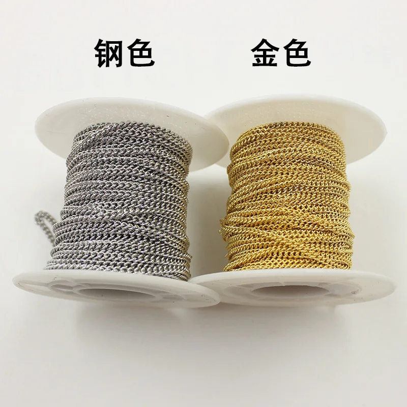 Цепочки из нержавеющей стали 316L ожерелье без выцветания сделай сам для мужчин и