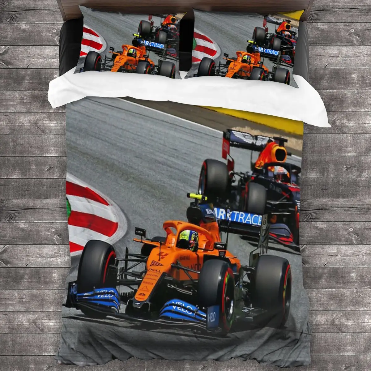 

Lando Norris Fighting With Max Linens Bedspread Bedding Set Duvet Cover Bed Duvets Home Textiles For Home Comfort