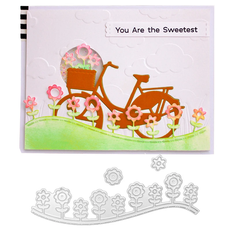 

Small Flower Metal Cutting Dies for Scrapbooking Mold Cut Stencil Handmade Tools DIY Card Make Mould Model Craft Decoration New