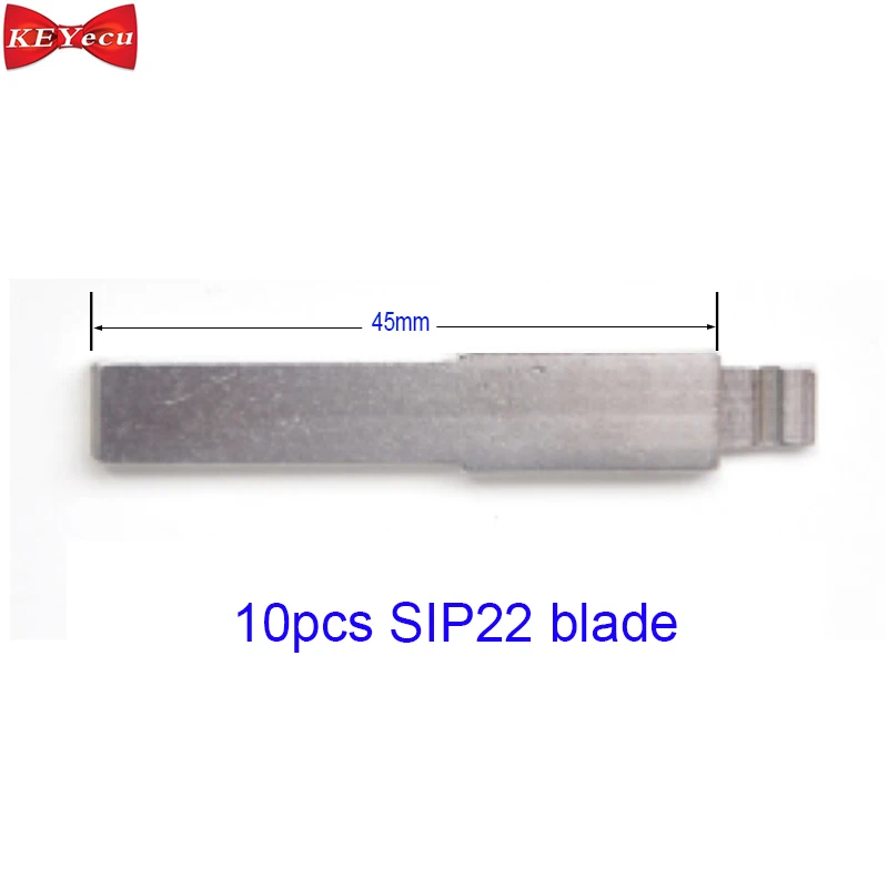 KEYECU 10 шт. KEYDIY Универсальные пульты для ключей с откидным лезвием SIP22 Fiat Iveco Alfa Romeo