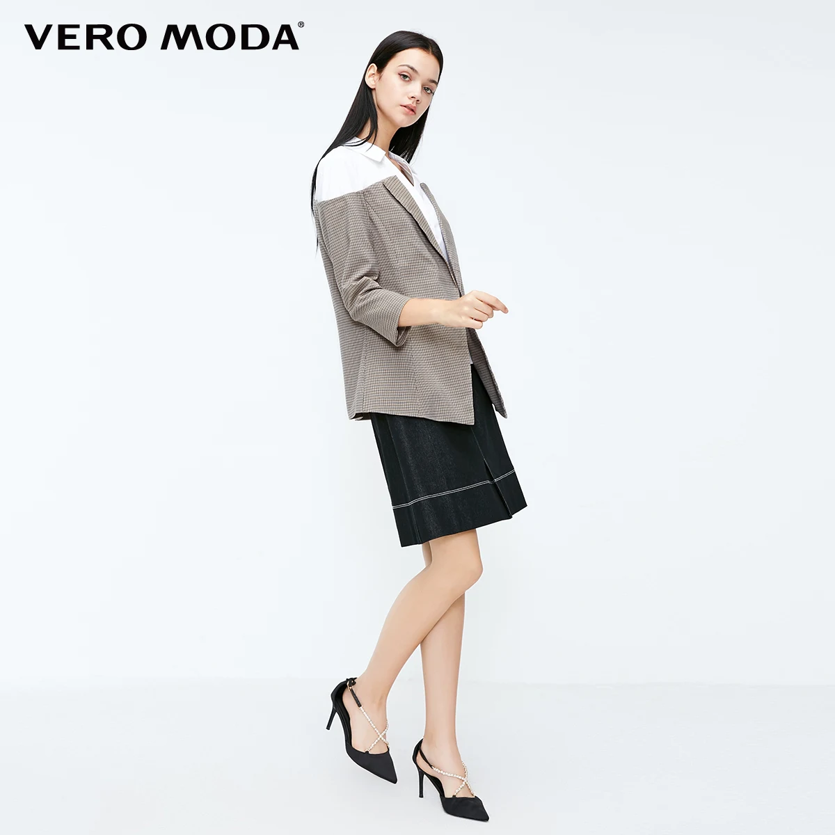 Vero Moda рубашка в английском стиле с отворотным воротником и вышивкой | 318431510|