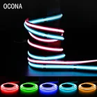 Светодиодная лента RA90 с COB матрицей, гибкая Диодная лампа для украшения комнаты, автомобиля, спальни, подсветки стен, 12 В24 В, 480 светодиодов, 8 мм