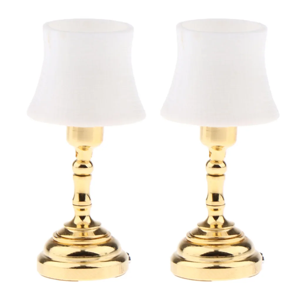 Светодиодный кукольный домик с аккумулятором 2 шт./компл. 1:12 весы настольная