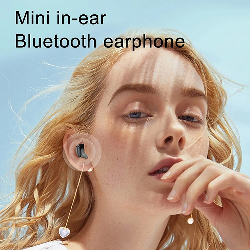 Мини-наушники-вкладыши с микрофоном Bluetooth 5 0 Hi-Fi | Электроника