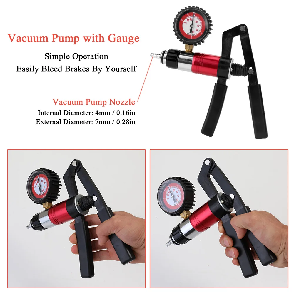 Профессиональный ручной тестер тормозов комплект вакуумных насосов для