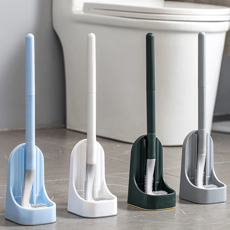 Base Golf Toilet Brush Assemble Parts TPR Efficient Cleaning Close Stool Cleaner Bathroom Accessories Set ForBathroom | Дом и сад