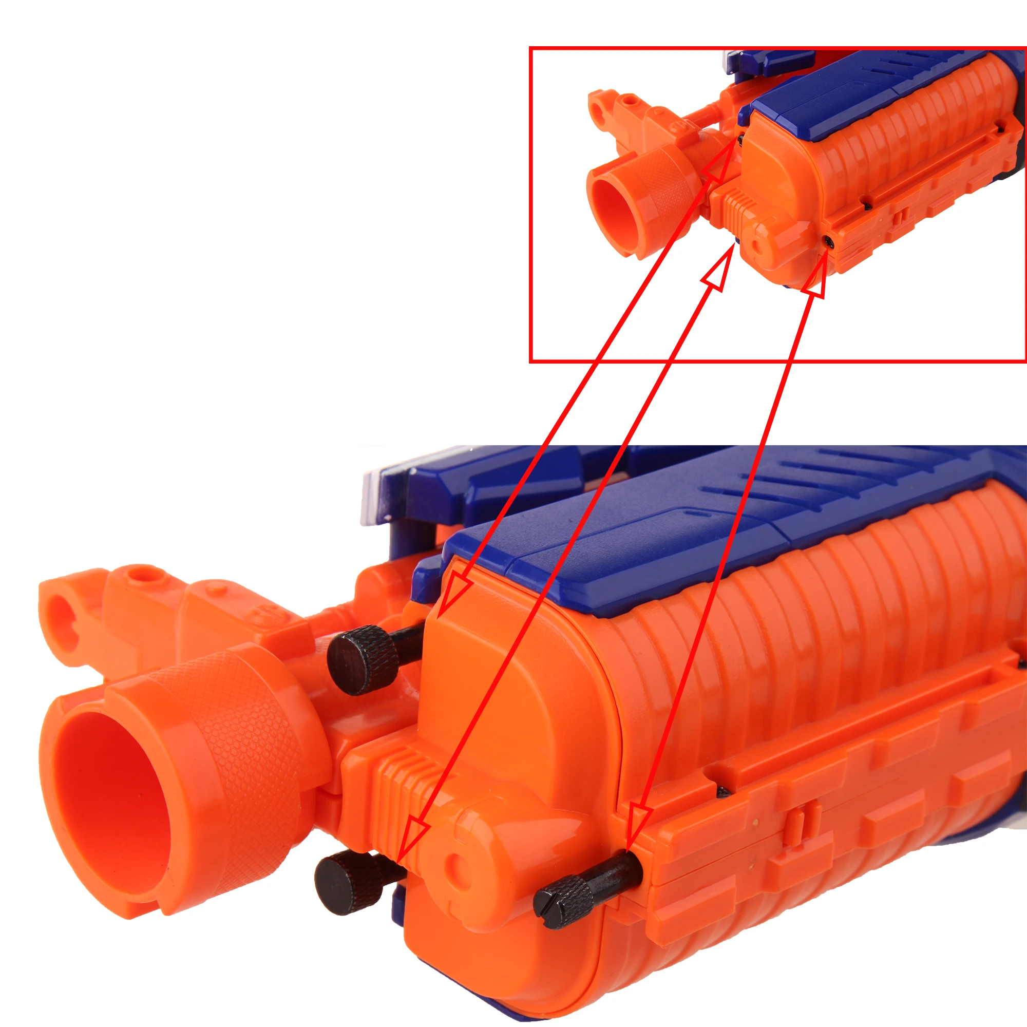 Worker Hand Thumb Screws Accessories for Nerf N-strike Elite Rapidstrike CS-18 Blaster Toy |