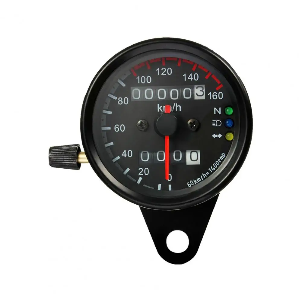 Скорость ometer округлые 12V двойной счетчик мотоцикла одометр спидометр для детей