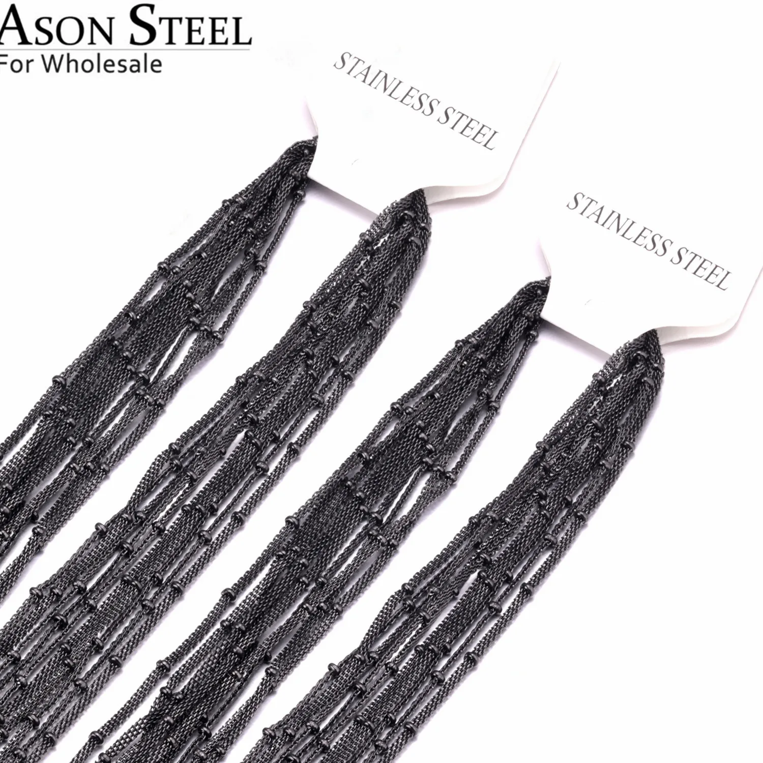 Ожерелье ASONSTEEL в стиле панк с золотыми круглыми бусинами 10 шт./лот ожерелье из