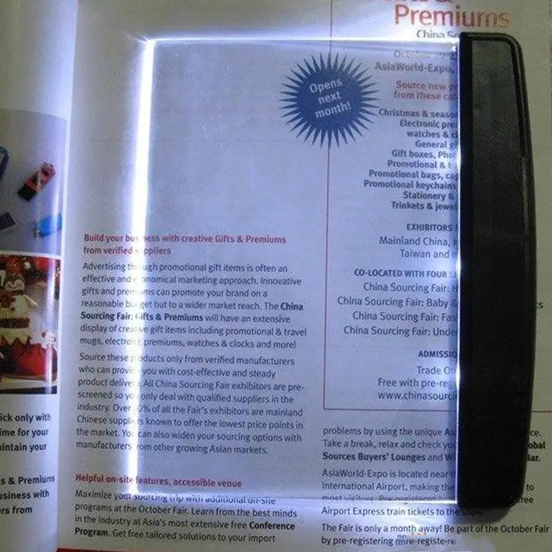 1 шт. гибкая яркая светодиодная мини-лампа для чтения книг | Лампы и освещение