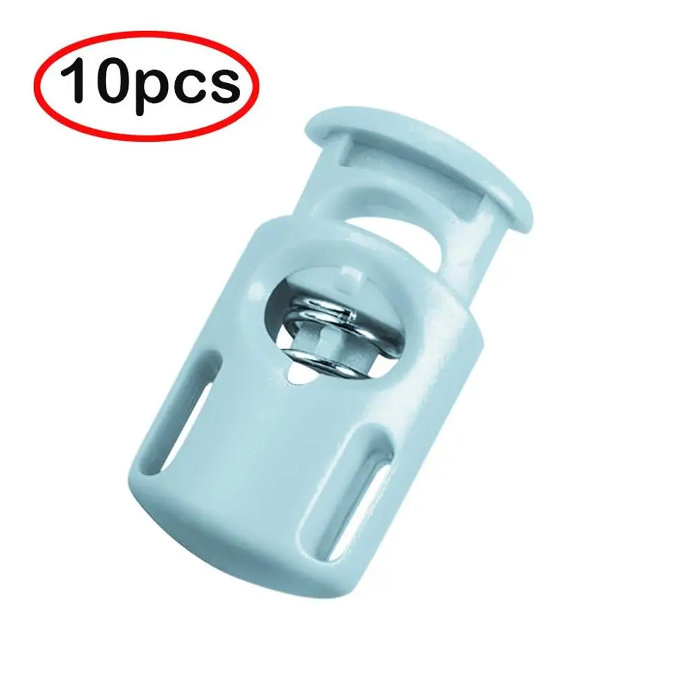 10 шт. переключатель пружинный шнур замки зажимы концы одно отверстие для багажа