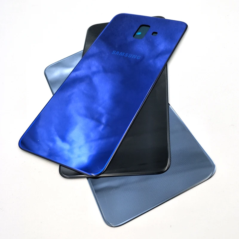 Оригинальная задняя крышка для аккумулятора Samsung J6 + Plus Пластиковая Задняя