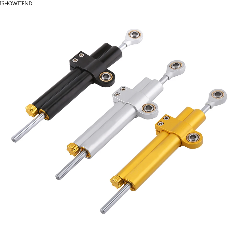 

Motorcycle Damper Buffer Handlebar Steering Gear Double Cylinder Shock Absorption And Stability Handlebar Damping Titanium Ruler