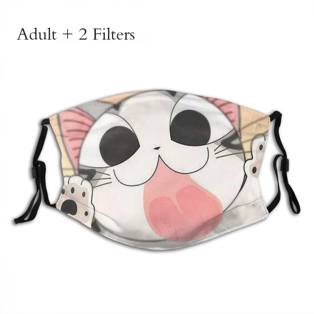 

Open Mouth Unisex Dust-proof Mask Chi's Sweet Home Chi AnimeProtection Masque With Filters Respirator