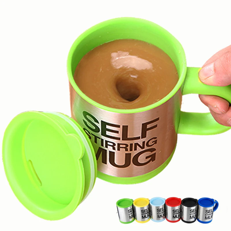 

400ML Automatic Coffee Mug Lazy Self Stirring Mug Milk Mixing Bottle Thermal Cup Electric Double Insulated Cup