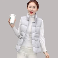 cheap wholesale 2017 new winter hot selling womens fashion casual female nice warm down cotton vest outerwear a17 170731z