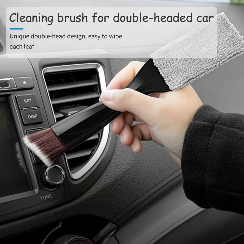 

Car Detailing Brush Auto Dashboard Air Conditioner Vent Slit Cleaner Dusting Blinds Keyboard Cleaning Tools Car Wash Accessories