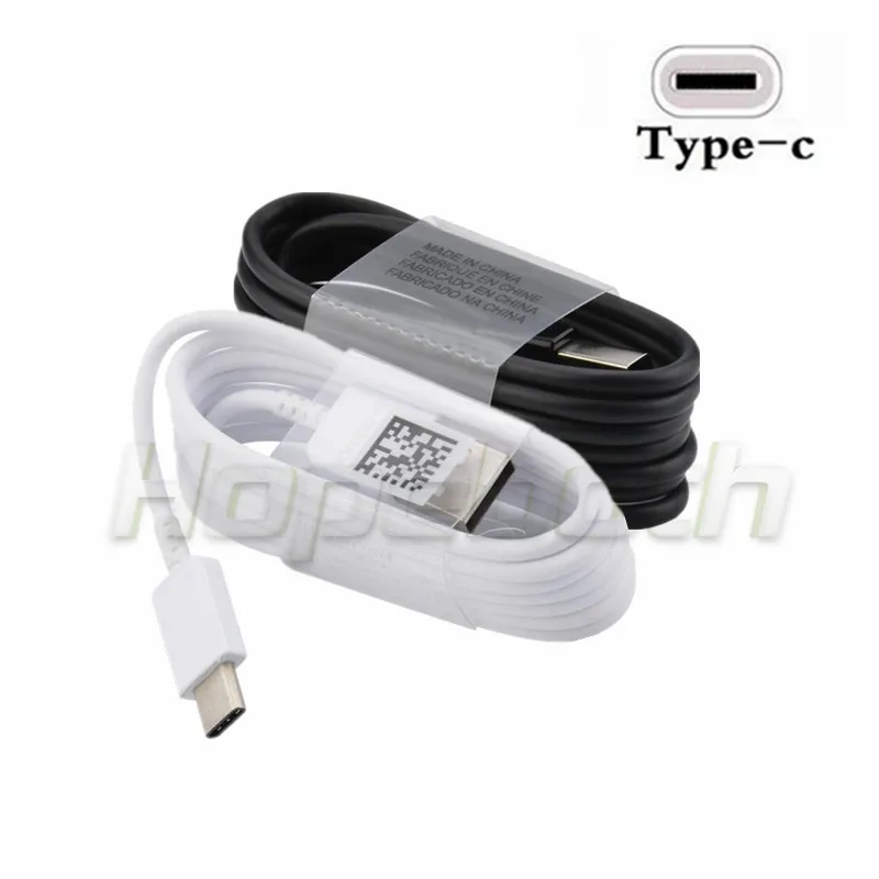 10 шт./лот 1 2 м Type C USB кабель для быстрой зарядки и синхронизации данных Sam sung S10 S9 S8
