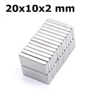 Неодимовый магнит 20x10x2, N35 NdFeB, 5101550 шт.