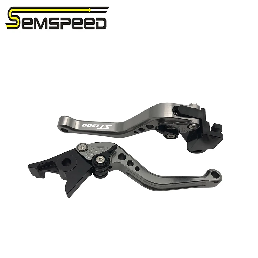 SEMSPEED ST1300 логотип мотоцикла CNC Короткие тормозные рычаги сцепления для Honda ST1300/ST1300A