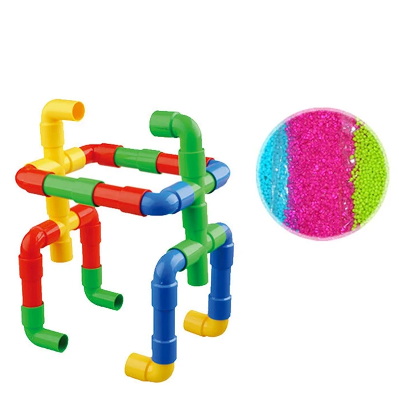 Детский конструктор водопроводная труба разноцветный|Блочные конструкторы| |
