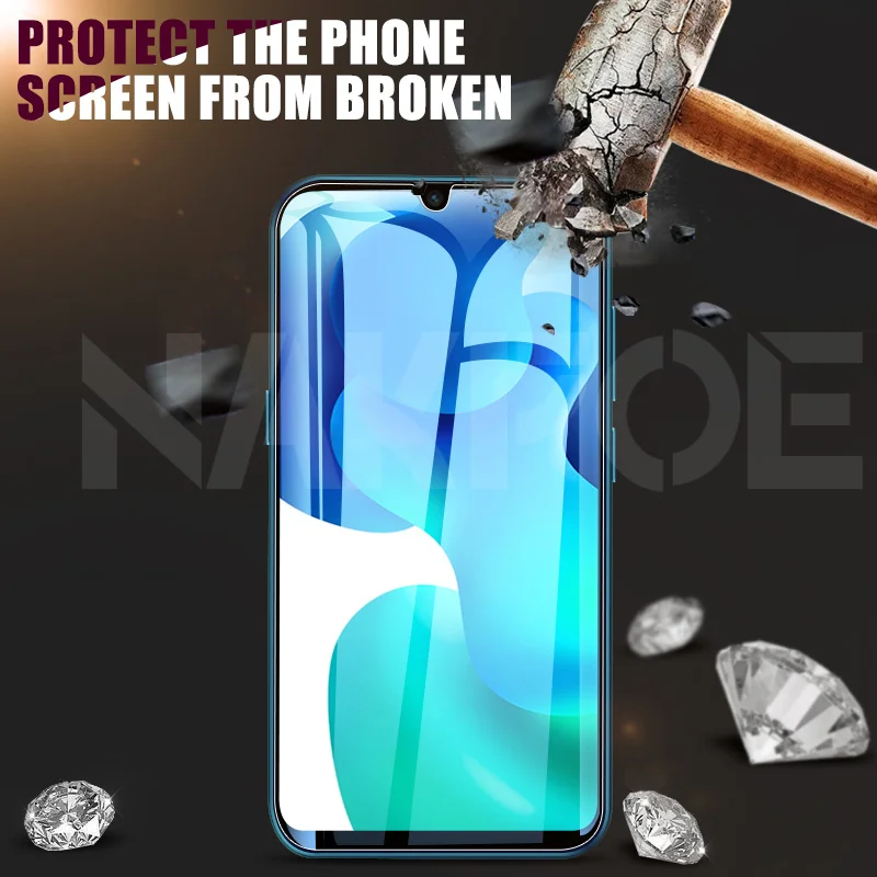 9D Protective Glass For Xiaomi Mi 9 8 SE A3 A2 Lite 6 6X Max 2 3 Tempered Glass Xiaomi Mi 10T 9 10 Lite 9T Pro Screen Protector