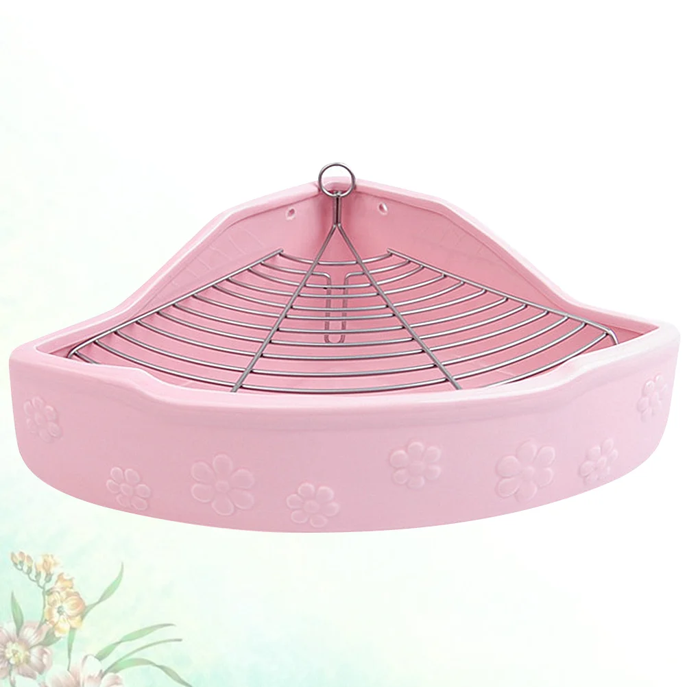 

Colorful Pet Toilet Ceramics Rabbit Cleaning Basin Anti-bite Guinea Toilet Pet Supplies )