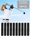 10 шт. Гольф клуб удлиннительный стержень вала жесткая удлинитель для головок углеродная ручка Сталь вал аксессуары для гольфа