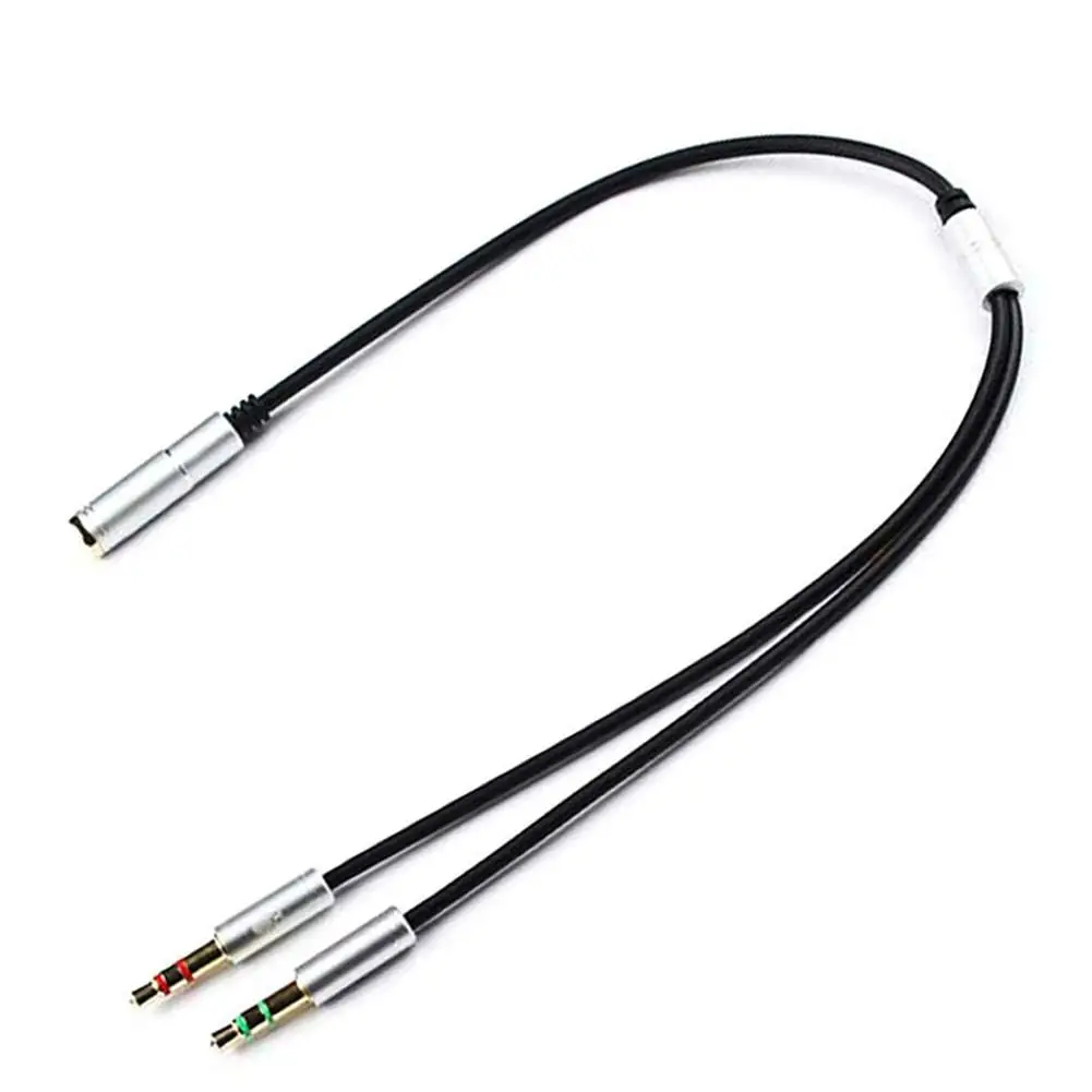 3 5 мм кабель конвертер телефон наушники преобразования компьютерный микрофон