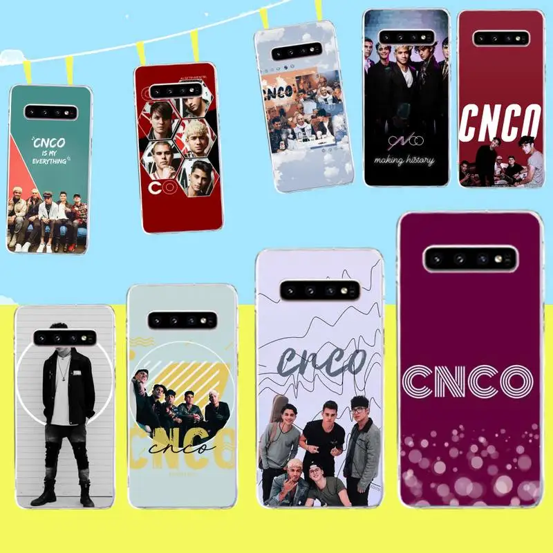 Жесткий Мягкий силиконовый черный чехол CNCO с Кристофером Velez для телефона Samsung S9
