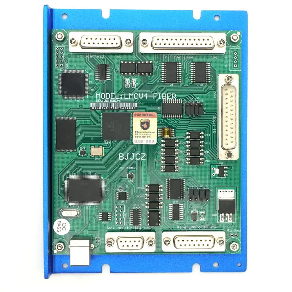 JCZ BJJCZ LMCV4-FIBER волокна DPSS EzCAD2 Лазерная Маркировочная карта