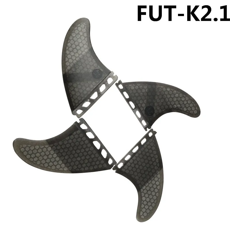 Surf Future K2.1 плавники для серфборда Quad плавник с Сотами из стекловолокна серфинга 4 в