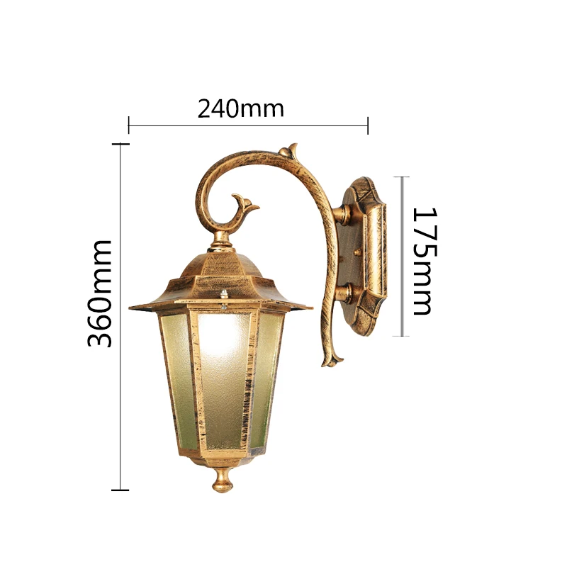 Наружный настенный светильник для виллы балкона крыльца коридора улицы сада